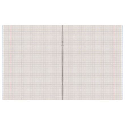 Тетрадь А5, 48 л., STAFF, скоба, клетка, офсет №2 ЭКОНОМ, обложка картон, ОДНОТОННАЯ, 402322