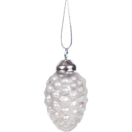 Набор украшений подвесных из стекло из 8 штук 17X11X4,5см арт.92617