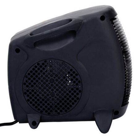 Тепловентилятор SONNEN FH06, 1000/2000 Вт, 2 режима нагрева, режим вентиляции, черный/оранжевый, 457781