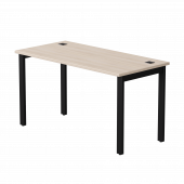 Стол прямой Everprof EVO на металлокаркасе 1380х670х755 мм Дуб Соната/Черный