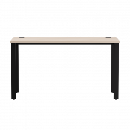 Стол прямой Everprof EVO на металлокаркасе 1380х670х755 мм Дуб Соната/Черный