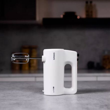 Миксер TIMBERK T-HM40S48, 700 Вт, 5 скоростей, 2 венчика, 2 крюка для теста, белый Миксер TIMBERK T-HM40S48, 700 Вт, 5 скоростей, 2 венчика, 2 крюка для теста, белый