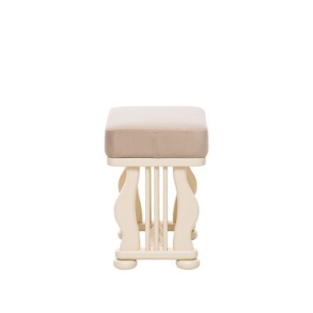 Банкетка Leset "Джульетта", Дуб шампань, V18 бежевый, Ткань Велюр