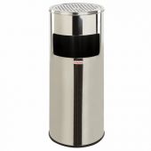 Урна с пепельницей 27 литров, 600х250 мм, нержавеющая сталь, зеркальная, LAIMA PROFESSIONAL, 606299 Урна с пепельницей 27 литров, 600х250 мм, нержавеющая сталь, зеркальная, LAIMA PROFESSIONAL, 606299