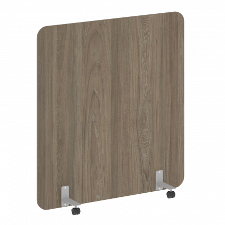 R-line Перегородка на металлических опорах, на роликах DP.R-140-150 Вяз/Серый металл 1400*18*1500