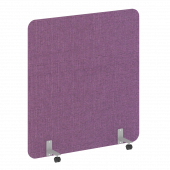 R-line soft Перегородка на металлических опорах, на роликах AP.R-140-150 Romeo 06/Серый металл 1400*18*1500