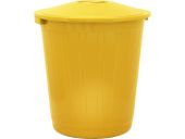 Бак с крышкой (80 л) желтый