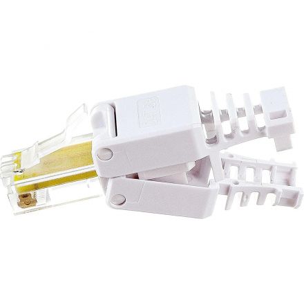 Коннектор полевой LANMASTER LAN-TMP-U5E-WH, неэкранированный, кат.5E Коннектор полевой LANMASTER LAN-TMP-U5E-WH, неэкранированный, кат.5E