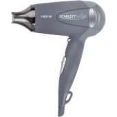 Фен SCARLETT SC-074, 1400Вт, серый