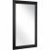 Зеркало МГЛ_настенное Комус Мебель НБ72 (400x600) багет ПЛС черный