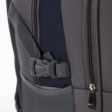 Рюкзак BRAUBERG URBAN универсальный, 2 отделения, "MainStream 1", серо-синий, 45х32х19 см, 224445