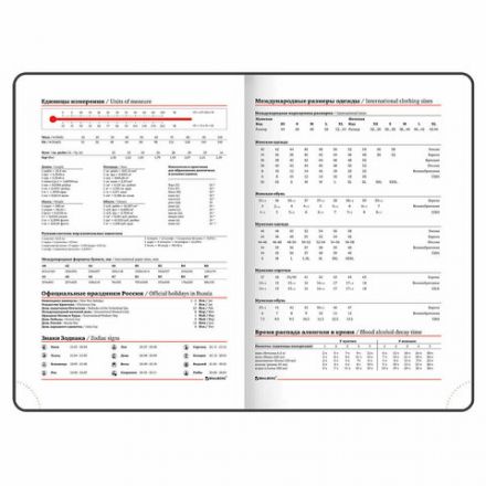 Ежедневник недатированный А5 (138х213 мм), BRAUBERG VISTA, под кожу, гибкий, 136 л., "Sky boat", 112042