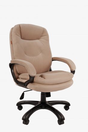 Кресло Chairman Home 668 Россия ткань Т-6 бежевый (черный пластик) Кресло Chairman Home 668 Россия ткань Т-6 бежевый (черный пластик)