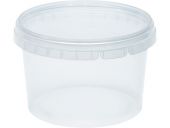 Контейнер п/п 0,5л. круглый, d118мм, с прозрачной крышкой цв. прозрачный