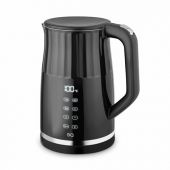 Чайник электрический с двойными стенками BQ (БИ-КЬЮ) KT1801SW, 1,7 л, 2200 Вт, ТЕРМОРЕГУЛЯТОР, черный, 86198284