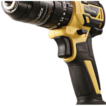 Дрель акк б/щ уд Hanskonner PLATINUM, 18В, 1BatterySystem, 65Нм HCD2065BLIC
