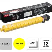 Тонер-картридж Комус 842284 жел. для Ricoh IM C4500/IM C6000