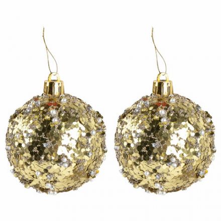 Шары ёлочные 9 шт., 6 см, "Polaris", пластик, бирюзовый/золото, ЗОЛОТАЯ СКАЗКА, 592177