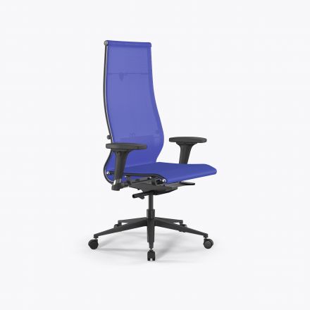 Кресло SynchroSit 10 B1-107D - T /Km00/Nb00/D02P(M23.B11.G19.W02) Васильковый