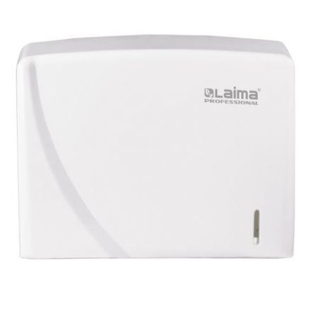 Диспенсер для полотенец LAIMA PROFESSIONAL ORIGINAL (Система H3), V-сложения, белый, ABS, 605761
