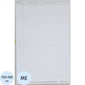 Жалюзи Комус Мебель алюминиевые 120x160см, белые