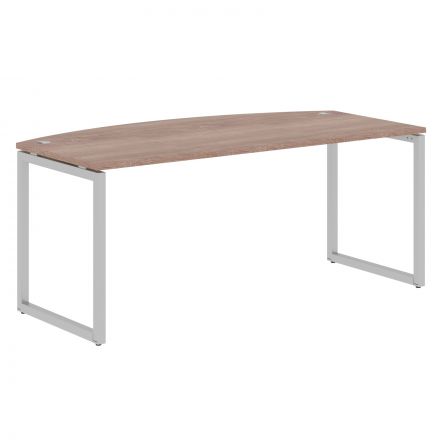 Стол руководителя XQET 189 Дуб Сонома/Алюминий 1800х914х750