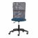 Кресло Tetchair START флок/ткань, синий/серый, 32/W-12