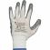 Перчатки защитные TOPFORT п/э с нитриловым покрытием белые р.9 L)