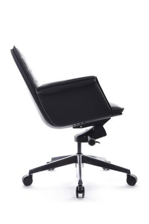 Кресло Rubens-M В1819-2 Чёрный (A8) натуральная кожа 68*68*98-104