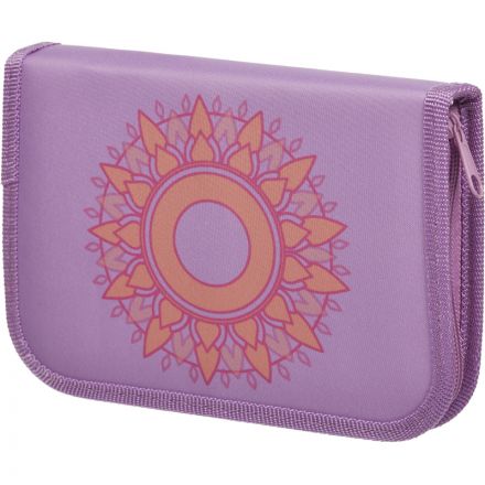 Пенал КОМУС Три богатыря  Любава, 1отд., ткань ,190x130 мм