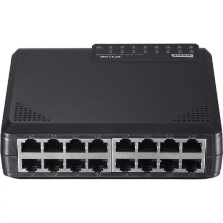 Коммутатор Netis ST3116P неуправляемый, 16-портовый, 100 Мбит/с