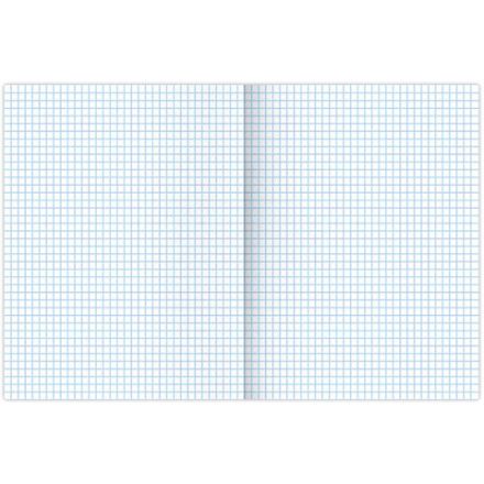 Тетрадь А4, 80 л., BRAUBERG, скоба, клетка, обложка картон, "Mix", 404046