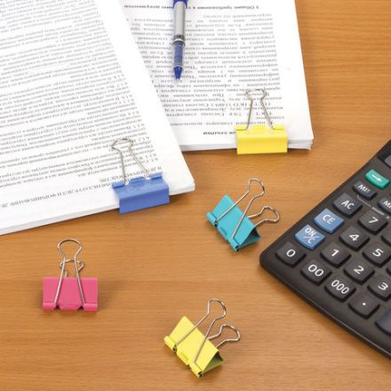 Зажимы для бумаг STAFF "Profit", КОМПЛЕКТ 12 шт., 41 мм, на 200 листов, цветные, картонная коробка, 225159 Зажимы для бумаг STAFF "Profit", КОМПЛЕКТ 12 шт., 41 мм, на 200 листов, цветные, картонная коробка, 225159
