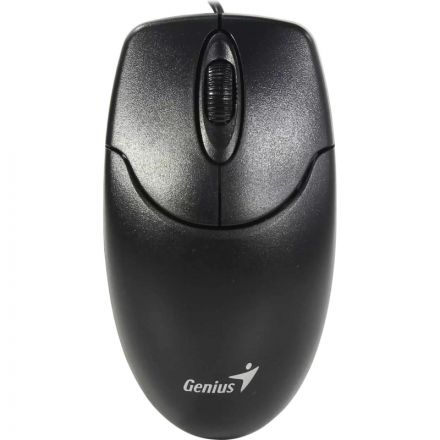 Мышь компьютерная Genius NetScroll 120 V2, 1000 DPI, кабель 1.5 м, черный