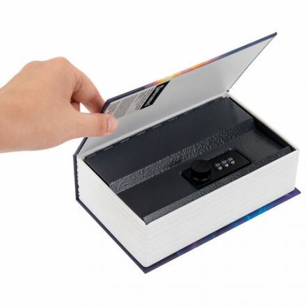 Сейф-книга "Идиот", 55х115х180 мм, кодовый замок, BRAUBERG, 291354 Сейф-книга "Идиот", 55х115х180 мм, кодовый замок, BRAUBERG, 291354