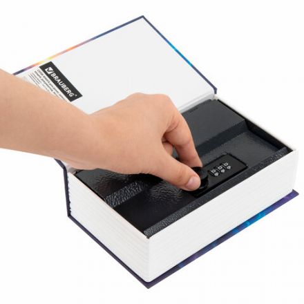 Сейф-книга "Идиот", 55х115х180 мм, кодовый замок, BRAUBERG, 291354 Сейф-книга "Идиот", 55х115х180 мм, кодовый замок, BRAUBERG, 291354