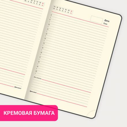 Ежедневник недатированный МАЛЫЙ 100х150 мм А6 BRAUBERG "Status", под кожу, 160 л., черный, 113366 Ежедневник недатированный МАЛЫЙ 100х150 мм А6 BRAUBERG "Status", под кожу, 160 л., черный, 113366