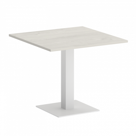 Home Office Стол квадратный VR.SP-5-90.2 Дуб наварра/Белый металл 900*900*750 Home Office Стол квадратный VR.SP-5-90.2 Дуб наварра/Белый металл 900*900*750