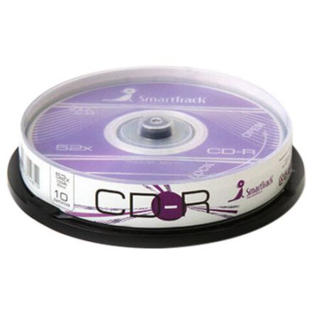 Диск CD-R SMARTTRACK, 700 Мб 52x Cake Box (упаковка на шпиле), КОМПЛЕКТ 10 шт., ST000148 Диск CD-R SMARTTRACK, 700 Мб 52x Cake Box (упаковка на шпиле), КОМПЛЕКТ 10 шт., ST000148