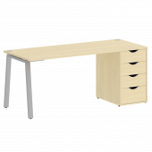 Home Office Стол письменный VR.SP-3-178.4.A Клён/Серый металл 1780*720*750