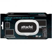 Салфетки Attache Selection д/экранов, с клапаном, 90 шт, XXL, 150х180