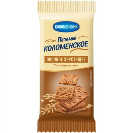 Печенье Коломенское злак Овсяное хруст томлен в печи 30гx120 шт, уп/3,6кг