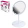 Зеркало настольное с LED-подсветкой для макияжа, диаметр 17 см, 3 режима свечения, аккумулятор 800 mAh, цвет белый, WBZ (ВБЗ), 609332 Зеркало настольное с LED-подсветкой для макияжа, диаметр 17 см, 3 режима свечения, аккумулятор 800 mAh, цвет белый, WBZ (ВБЗ), 609332