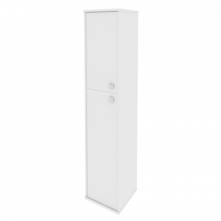 Style Шкаф высокий узкий левый Л.СУ-1.8 (L) Белый 412*410*1980