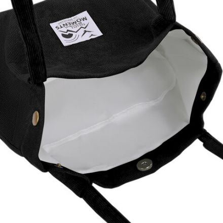 Сумка шоппер BRAUBERG MOMENTS, вельвет, 35х30 см, черный, 271905 Сумка шоппер BRAUBERG MOMENTS, вельвет, 35х30 см, черный, 271905