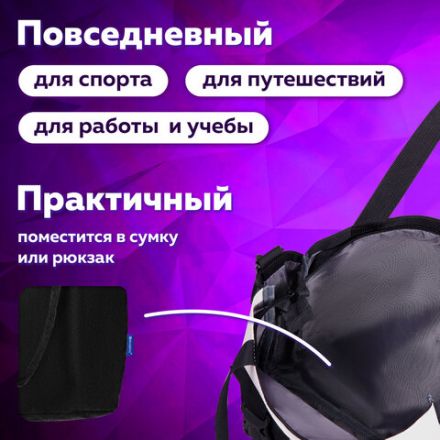 Сумка шоппер BRAUBERG MOMENTS, вельвет, 35х30 см, черный, 271905 Сумка шоппер BRAUBERG MOMENTS, вельвет, 35х30 см, черный, 271905