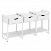 Loft Тумба на регулируемых опорах наборная. Вариант №4 VR.L-TN-4.O Белый бриллиант/Белый металл 1440*460*719 Loft Тумба на регулируемых опорах наборная. Вариант №4 VR.L-TN-4.O Белый бриллиант/Белый металл 1440*460*719