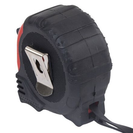 Рулетка измерительная 7,5 м х 25 мм, обрезиненный корпус, 3 фиксатора, RABBITEX (РАББИТЕКС) Professional, 671358