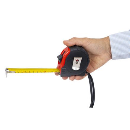 Рулетка измерительная 7,5 м х 25 мм, обрезиненный корпус, 3 фиксатора, RABBITEX (РАББИТЕКС) Professional, 671358