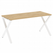 Loft Стол рабочий VR.L-SRX-4.7 Тиквуд светлый/Белый металл 1580*720*750